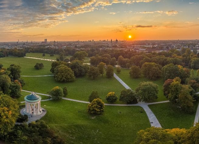 Munich et les Alpes